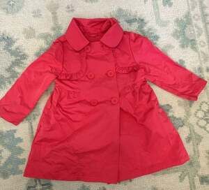 Baby Gap Sz 3 Toddler Trench Coat Rain Coat